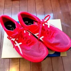 【8/24まで出品】メタスピードスカイ パリ27.0cm 美品 アシックス(asics) ランニングシューズ メタスピードSKY PARIS