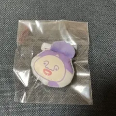 こびとづかん ぬいぐるみ 紫 白 約5cm