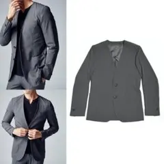 試着のみ 定価8.3万 22SS AKM　ノーカラー ジャケット