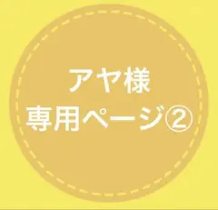 【アヤ様専用ページ②】