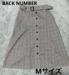 【匿名・即日発送】BACK NUMBER チェック柄スカート　Mサイズのサムネイル