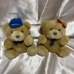 Bahlsen バールセン ビンテージ テディベア ぬいぐるみ 2体セット
