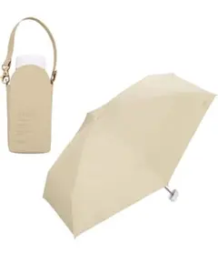 Wpc. 日傘 折りたたみ傘 遮光ポシェットtiny ベージュ46cm