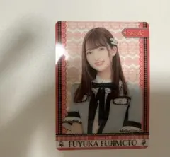SKE48 チームK2 藤本冬香 壁写クリアトレカ