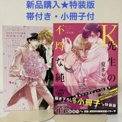夏水りつ★K先生の不埒な純愛★特装版★新品購入★帯付き★小冊子付★コミックス