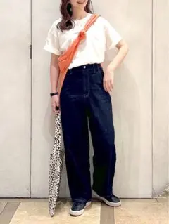グローバルワーク ＧＯＯＤデニムバギーパンツ