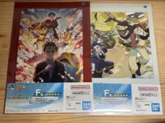 一番くじ ポケモンマスターズ EX F賞 アートクリアポスター　2種セット