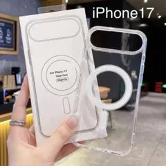 iPhone17 ケース アイホン17透明美しいワイヤレス充電　保護フィルム新品