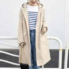 SHIPS シップス コットンフードライナーコート 3way 36 ベージュ