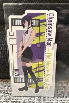 劇場版チェンソーマン　ダイカットステッカー　レゼ