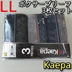 ケイパ Kaepa LL 3枚セット パンツ ボクサーブリーフ 前開き プリント
