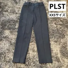 PLST プラステ リネンブレンドスティックパンツ XXSサイズ ネイビー