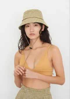 taaraclothingタアラクロージング◾️ギンガムチェックバケットハット黒 taaraclothingタアラクロージング◾️ギンガムチェックバケット