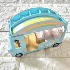 ☆即購入OK《目立つ傷や汚れなし》にじいろようちえんバス　シルバニアファミリー