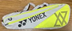 YONEX バドミントンバッグ グレー/イエロー