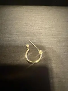 18金 フープピアス 1.5×10mm 片耳