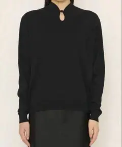 enof トップス　チャイナニット　01