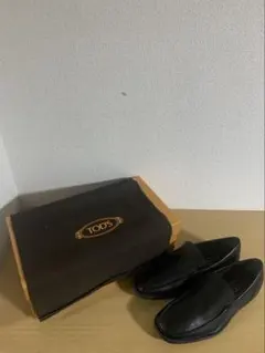 TOD'S トッズ コインローファー エナメル イタリア製 34 ブラック