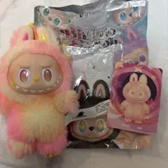 正規品 ラブブ energy ぬいぐるみ ピンク LABUBU POPMART