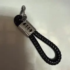 Audi 編み込みキーホルダー 黒