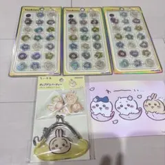 新作　ちいかわ　KIRACORO おはじきシール キラコロ　うさぎ セット売り