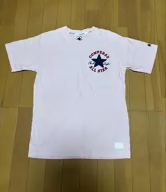CONVERSE ピンク Tシャツ Mサイズのサムネイル