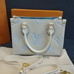 Lo▲uis Vu★ittonミニショルダーバッグ ホワイト/ブルー