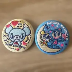 ペ*る様 ナルミヤキャラクターズ 刺繍缶バッチ