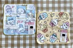 【新品・未使用品】ちいかわ ハンドタオル 2枚セット(アベイル)