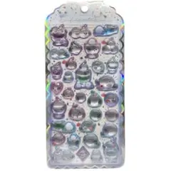 残りわずか　3Dシール　立体シール　ぷっくり　シマエナガ