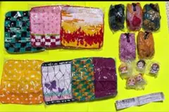 鬼滅の刃ガチャ　おねむたん５種　ミニタオルハンカチ６種　エコバック５種　全１６個