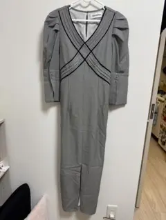 LILY BROWN グレー ロングワンピース