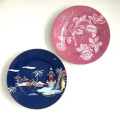 希少☆ペア set ウェッジウッド ワンダーラスト ブルーパゴダ プレート