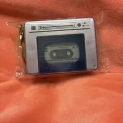ミニチュアカラフルテープレコーダー　むらさき　ガチャガチャ