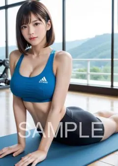 AI 美女 グラビア かわいい 清楚 A4ポスター 美人 高画質 c091819