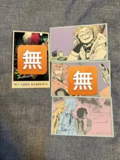 僕のヒーローアカデミア キャラクターカード 2枚セット ホークス、先生セット