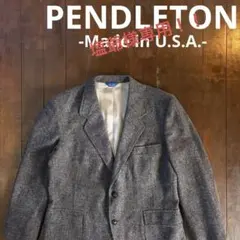 USA製！【Pendleton ペンドルトン】ウールテーラードジャケット XXLのサムネイル