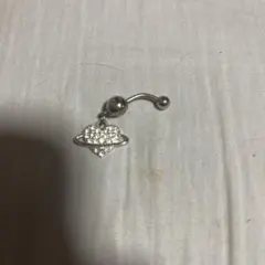 【いいね値下げ】ハートと惑星モチーフ ボディピアス へそピアス