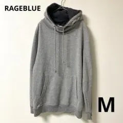 RAGEBLUE レイジーブルー 裏起毛パーカー グレー M メンズ