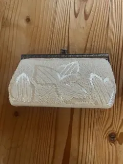 ビーズバッグ　アンティーク　ハンドバッグ