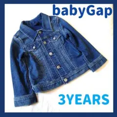 babyGap デニムジャケット 3歳 Ｇジャン　男女兼用 上着 秋物