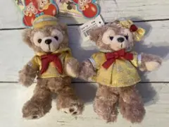 ダッフィー　シェリーメイ ぬいぐるみバッチ　30周年　ディズニーシー