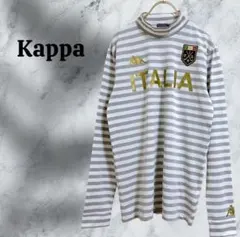 『カッパ』長袖 Tシャツ カットソー【M】ボーダー イタリア ゴルフ スポーツのサムネイル