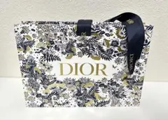 Dior花柄ショップバッグ（リボン付き）