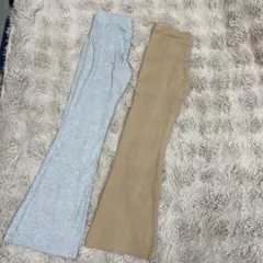 ZARA kidsフレアパンツセット（グレー・ベージュ）size152
