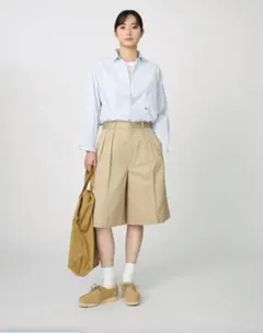 Double Pleat Chino Shorts nanamica ナナミカのサムネイル