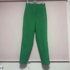 ZARA グリーンスラックス XS