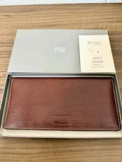 【良品】Y HOMME YUKI TORII 牛革二つ折り財布 ブラウン