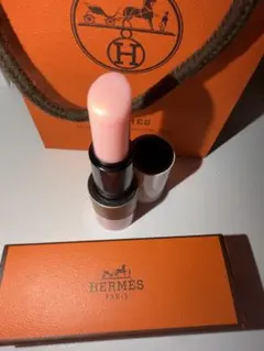 百貨店購入】 HERMESルージュ エルメス 48 ローズボワゼ リップ 口紅 