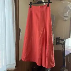 鮮やかオレンジ ロングフレアスカートのサムネイル